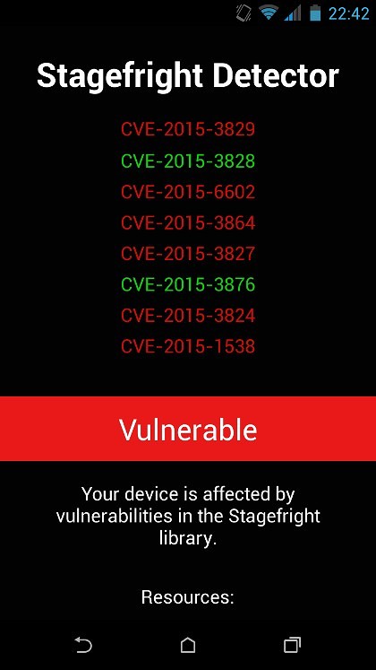 Stagefright vulnerabilities