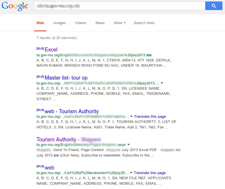 ta-google-search-results