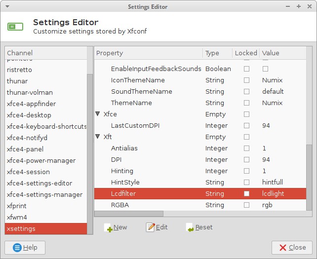 xfce4-settings-editor