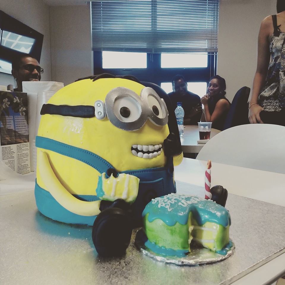 The Minion Birthday Cake