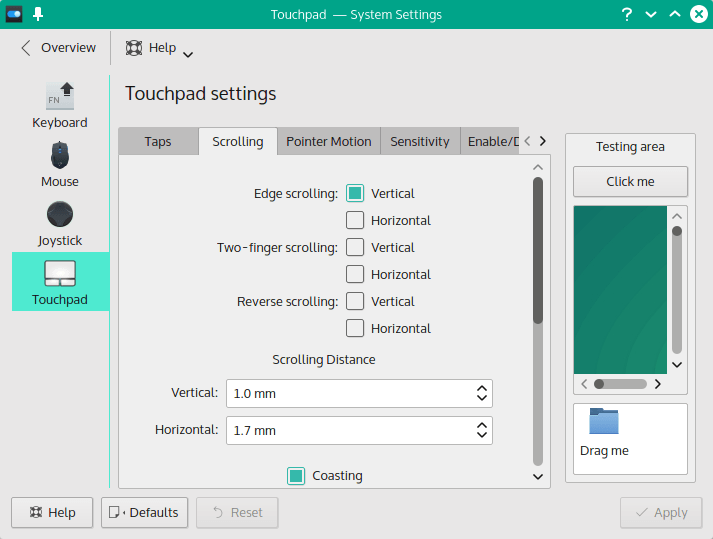 openSUSE-Plasma-5-touchpad