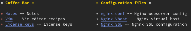 Vim Wiki links