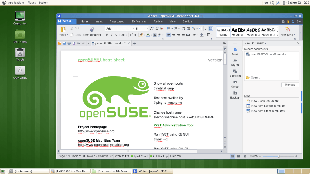 Arial Font In Opensuse Linux